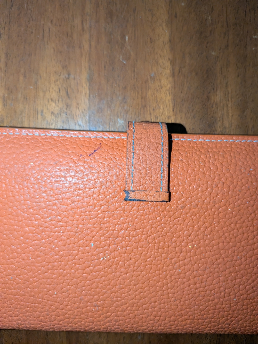 Hermes Bearn Long Leather Wallet. Authentic. B Condition. Beautiful Wallet. - Picture 5 of 13